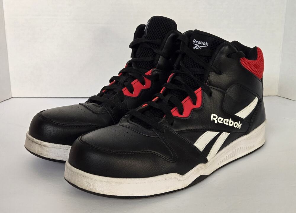 REEBOK BB4500 Work RB4132 Men's 10.5 Hi Top Work Sneaker Toe Safety Work Shoes